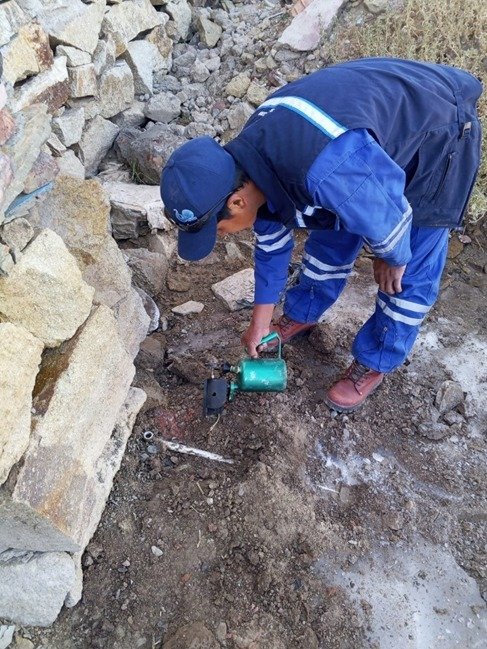 robo de medidores de agua en Oruro