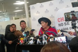 Justicia por Chaparina exigida por la diputada Toribia Lero