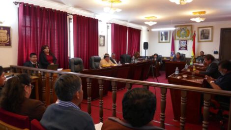Rendición de cuentas del Concejo Municipal de Oruro