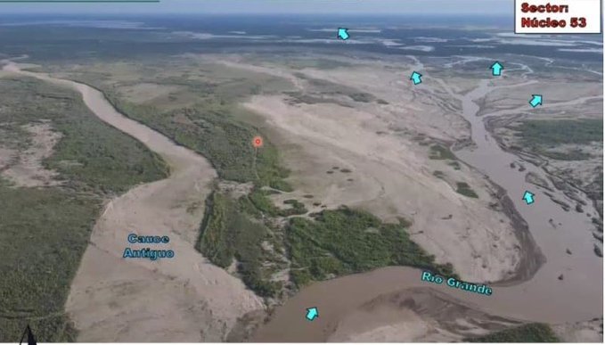 Desvío de cauce del Río Grande y posibles inundaciones en el Beni