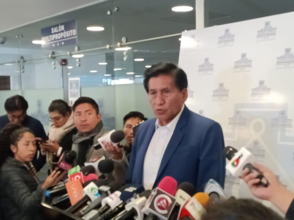 discursos estigmatizantes del senador Félix Ajpi