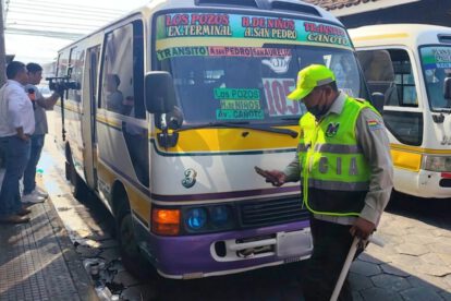 Accidente en el centro cruceño