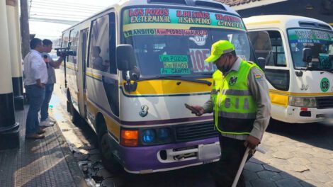 Accidente en el centro cruceño