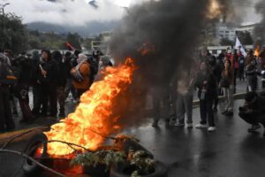 Protestas indígenas en Ecuador
