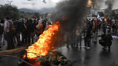 Protestas indígenas en Ecuador