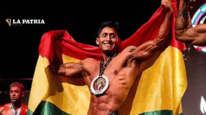 Javier Gutiérrez medalla de plata en el Sudamericano de Fisicoculturismo