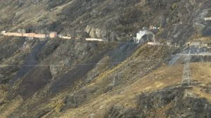 Represa de Incachaca y operaciones mineras