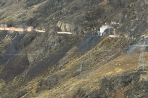 Represa de Incachaca y operaciones mineras