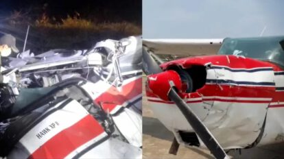 colisión aérea en Beni