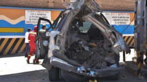 Explosión de vehículo en surtidor de Cochabamba