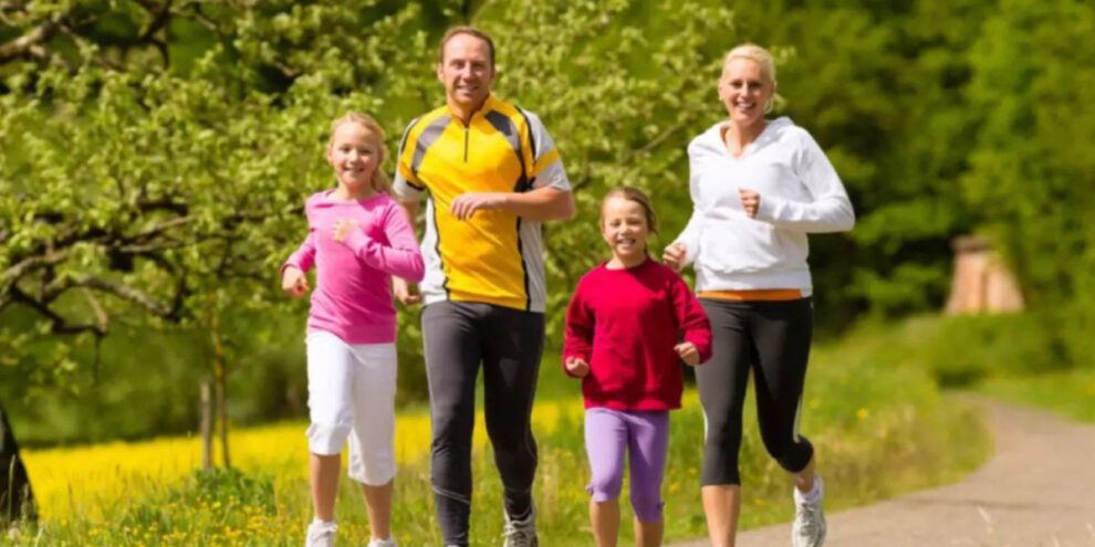 Ejercicio físico heredado de padres a hijos