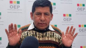debate vicepresidencial con Tahuichi Tahuichi Quispe
