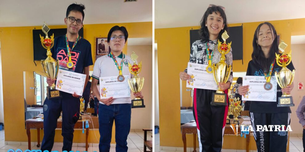 Grand Prix Nacional de ajedrez con Daniel Titichoca e Isabela Kilibarda como ganadores