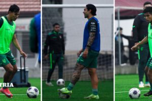 Selección Nacional de Bolivia durante el entrenamiento en Estambul
