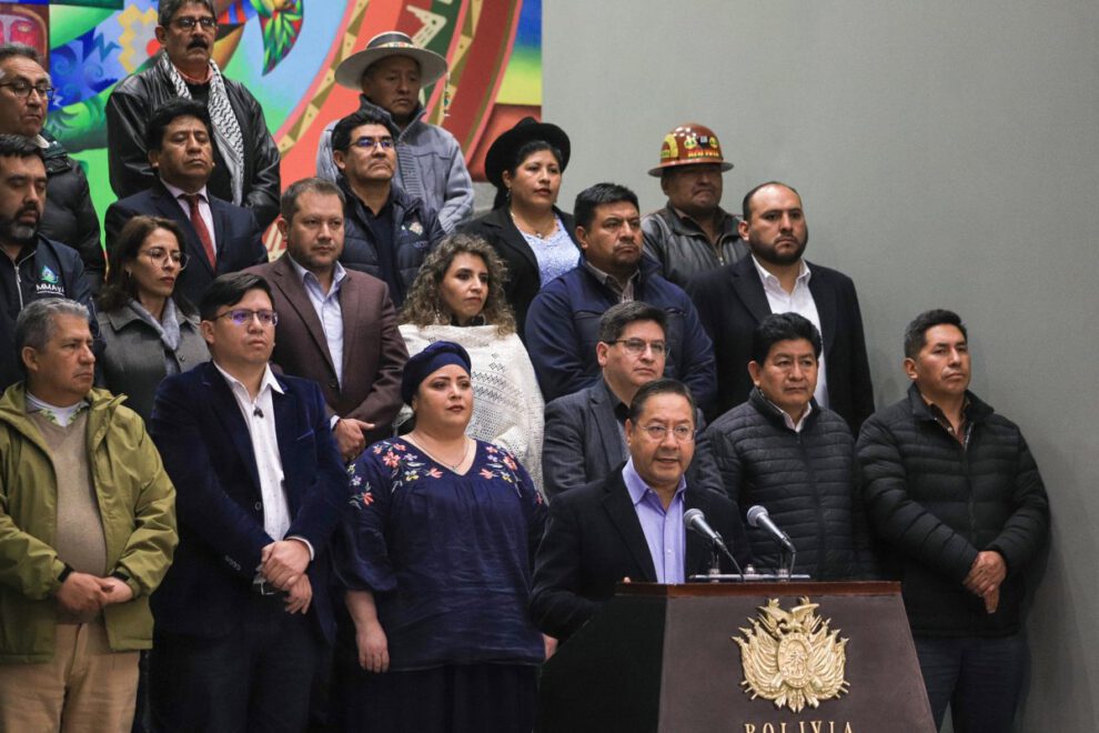 Consenso político en Bolivia sobre el rechazo a la Ley 307
