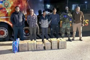 Intercepción de cocaína en Santa Cruz