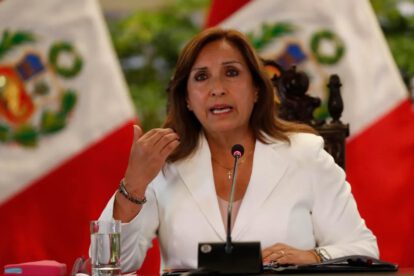 Dina Boluarte destitución como presidente de Perú