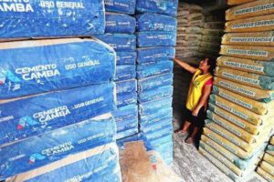 Aumento del precio del cemento en Bolivia