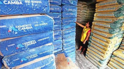 Aumento del precio del cemento en Bolivia