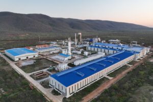 Producción de acero en el Complejo Siderúrgico del Mutún