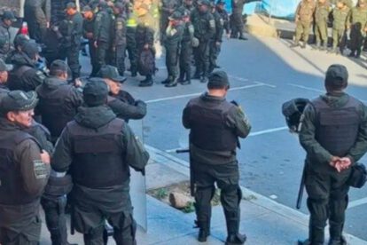 Despliegue policial asegura seguridad durante el debate presidencial