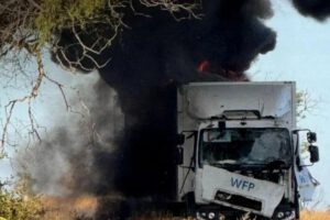 Convoy humanitario de la ONU bombardeado en Ucrania