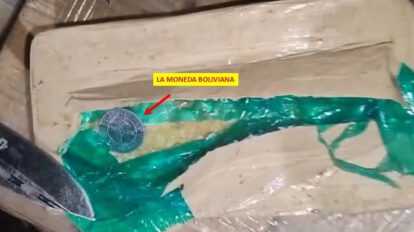 Incautación de droga en Brasil con moneda boliviana