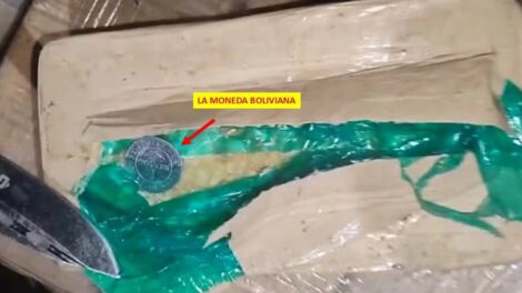 Incautación de droga en Brasil con moneda boliviana