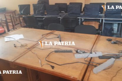 robo de laptops en Vinto