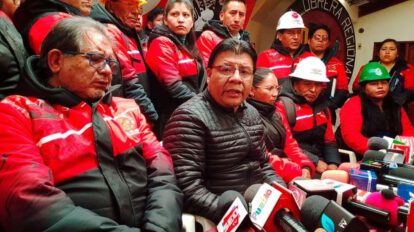 Central Obrera Regional apoyo Paz-Lara