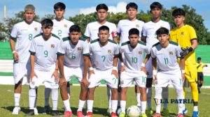 Selección boliviana Sub-17 que asistirá al Mundial de Qatar