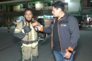 Incendio en instituto gastronómico en Cochabamba