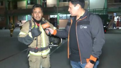 Incendio en instituto gastronómico en Cochabamba