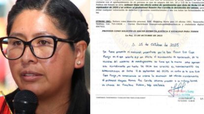 Eva Copa y la orden de aprehensión