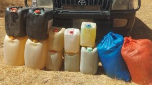 mercado negro de combustible en el trópico de Cochabamba