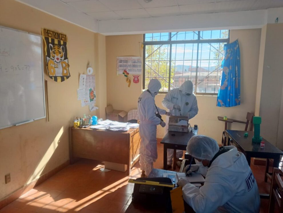 Robo de computadoras en Vinto