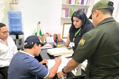 Luis Marcelo Arce Mosqueira en las oficinas de la Fiscalía de Santa Cruz