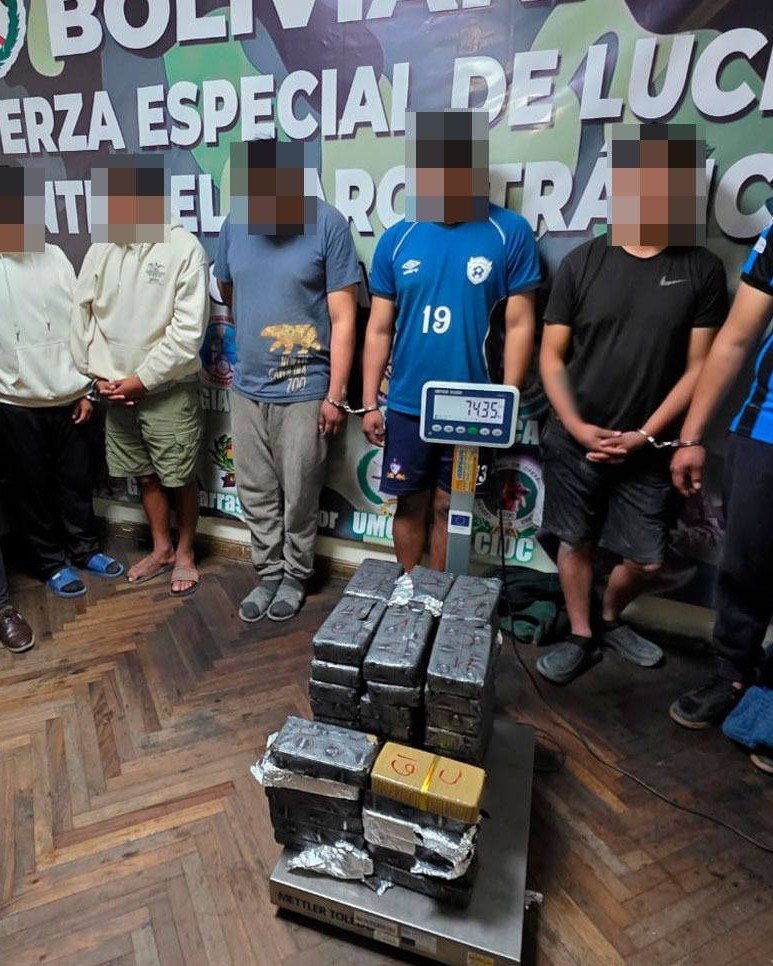 Incautan cocaína en Sacaba
