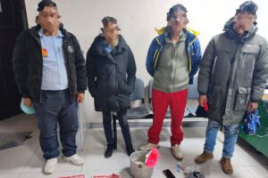 Campaña proselitista en Potosí durante el silencio electoral