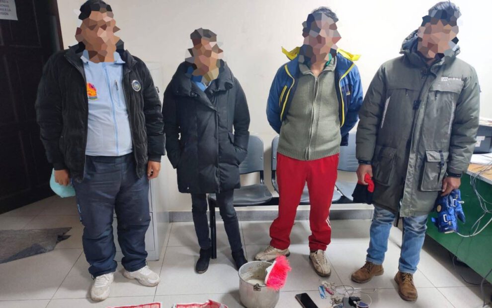 Campaña proselitista en Potosí durante el silencio electoral