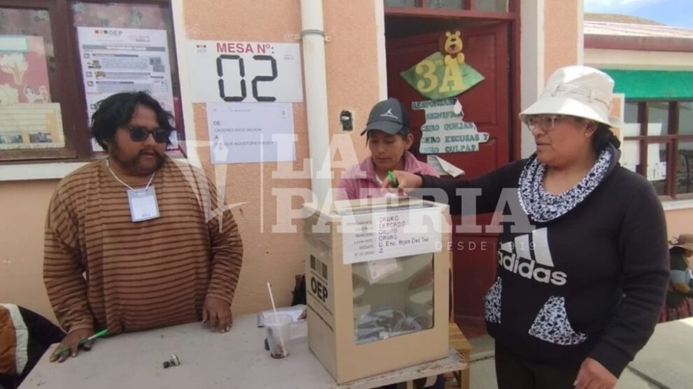 Jornada electoral tranquila en Bolivia