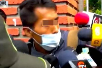 Arresto en jornada electoral por la Policía Boliviana