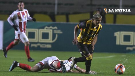 Mauricio Chajtur en la derrota de Independiente ante The Strongest