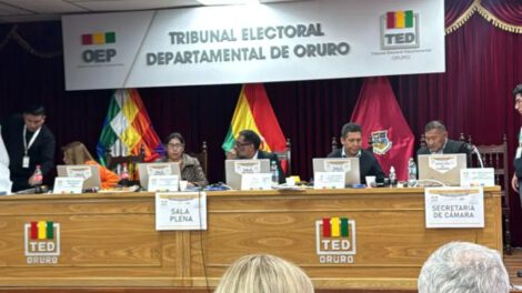 Victoria del PDC en las elecciones en Oruro