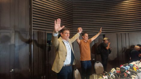 Rodrigo Paz y Edman Lara anuncian gestiones para garantizar combustibles