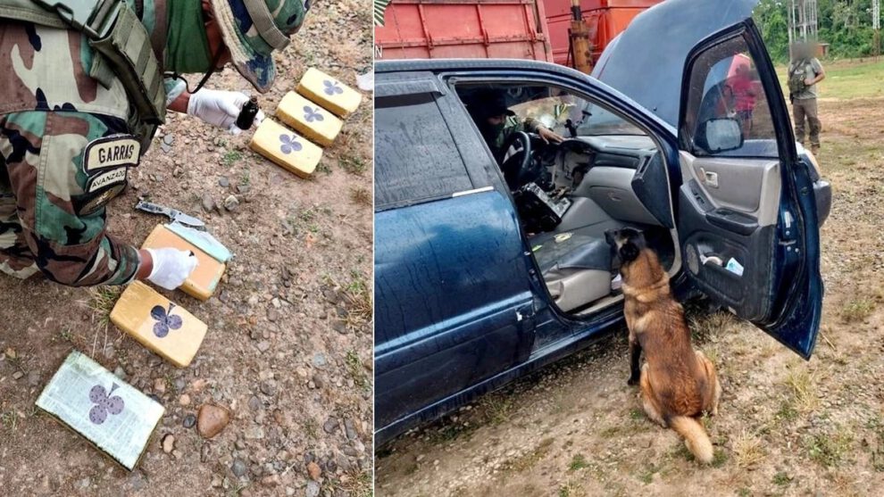 Aprehenden a pareja de traficantes de droga en carretera Santa Cruz - Cochabamba