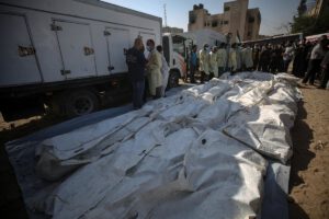 Gaza cadáveres Israel