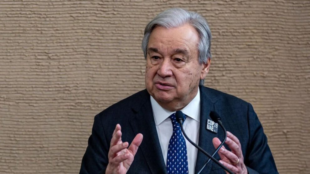 Crisis climática: el secretario general de la ONU llama a la acción urgente