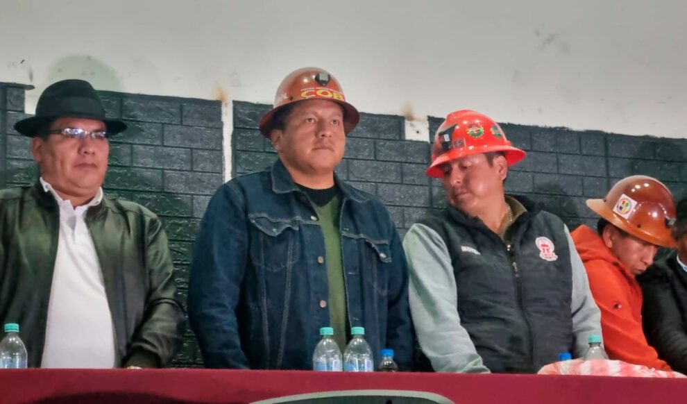 Movilización nacional COB en defensa de soberanía y derechos laborales