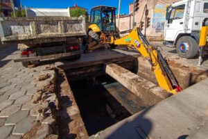 Limpieza canal Bakovic para prevenir inundaciones